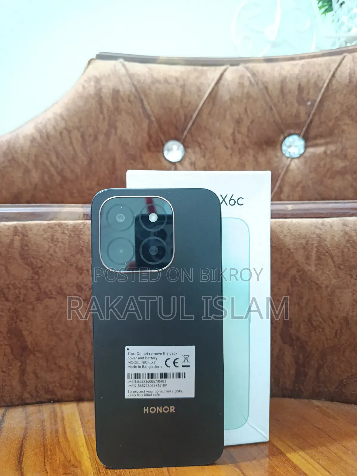 Honor X6C 128 GB Black