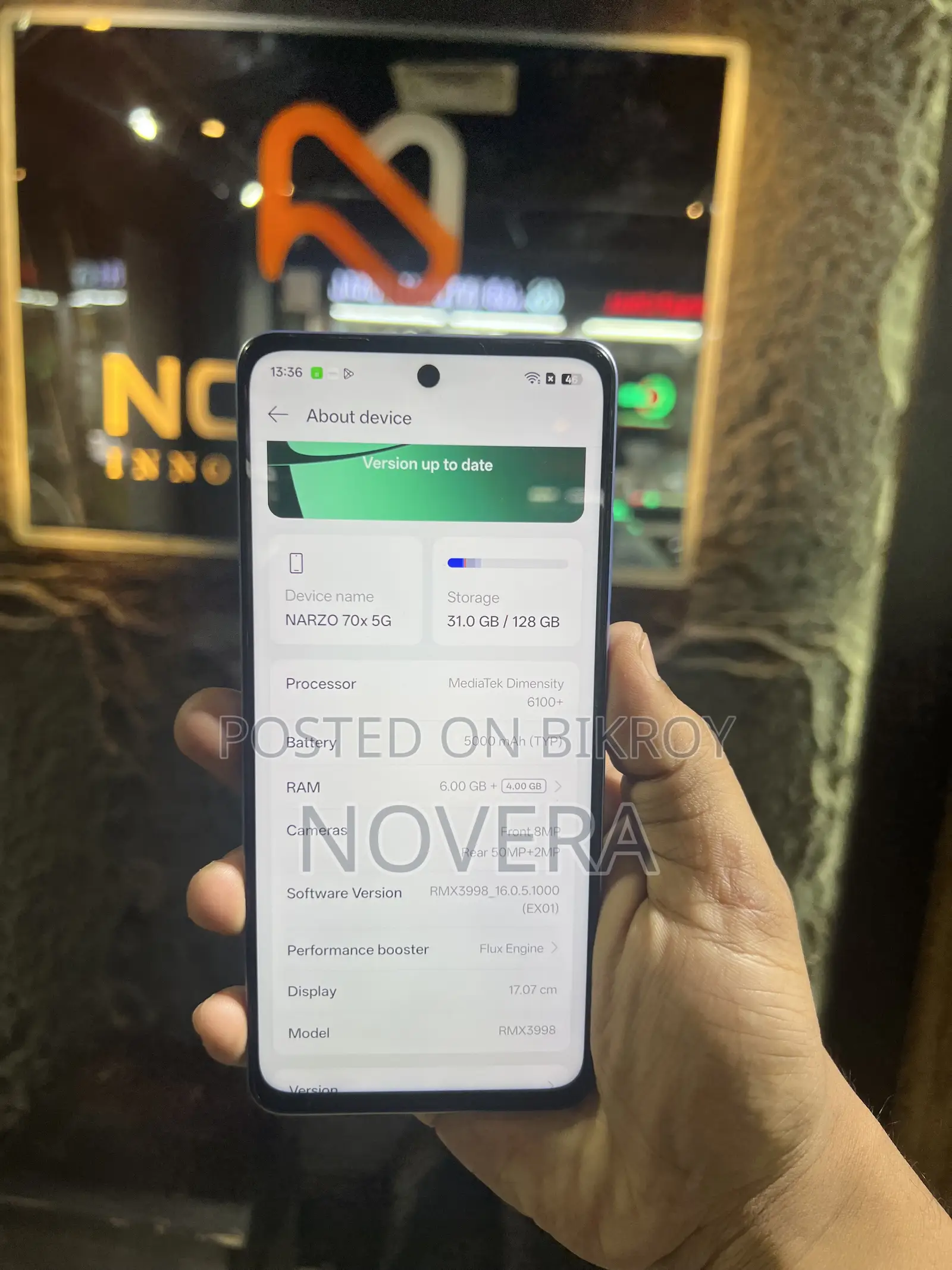 Realme Narzo 70x 128 GB Blue