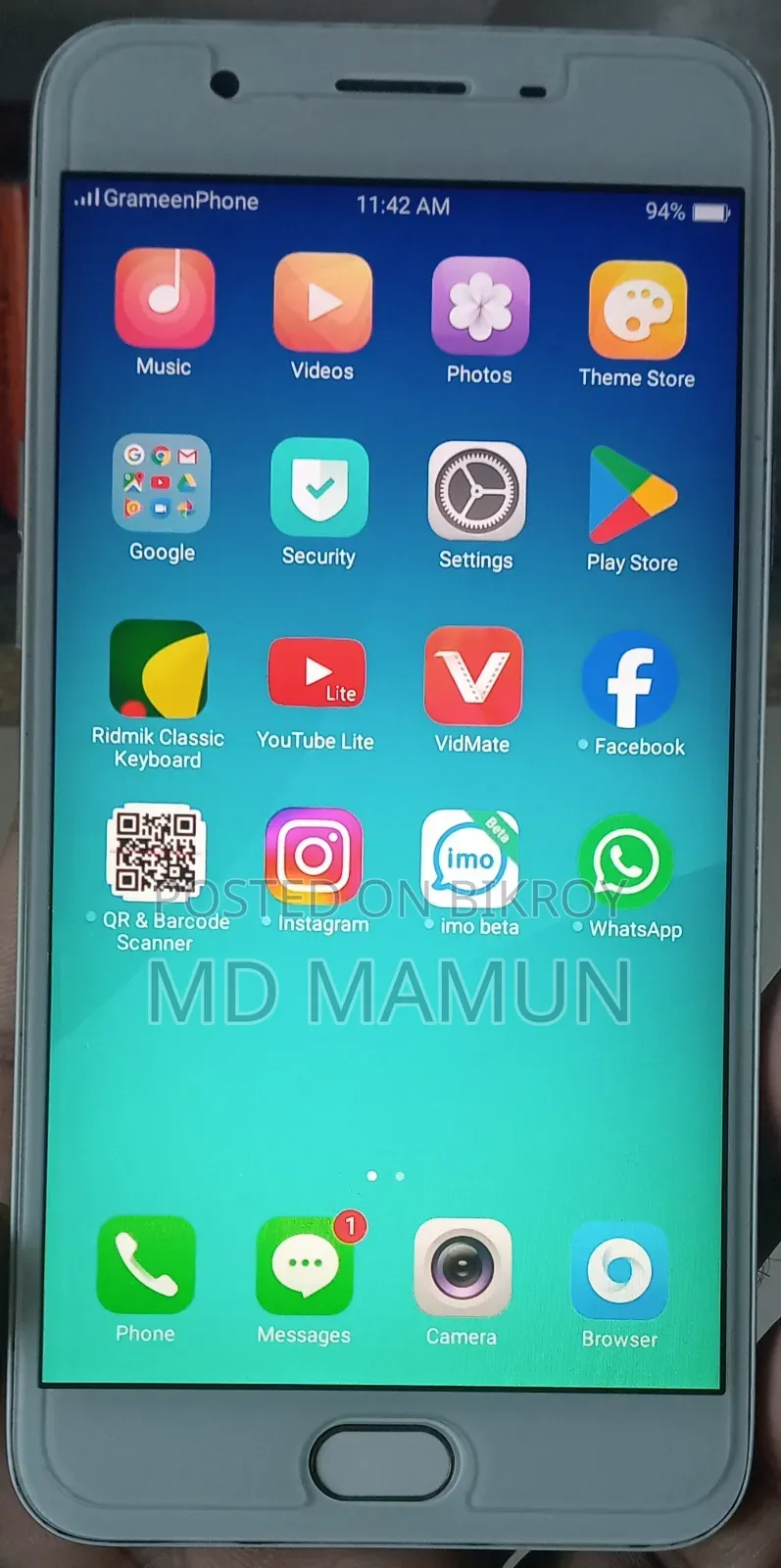 Oppo F1s 32 GB Gold