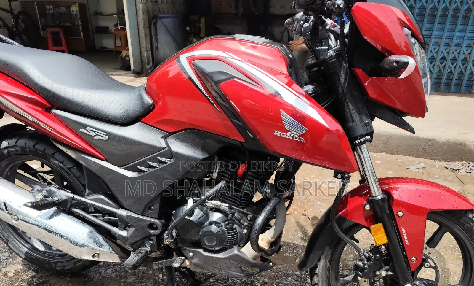 Honda Shine SP 2025 Red