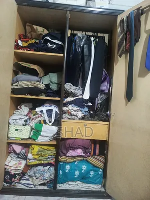 Used 2-Door Wooden Wardrobe / Almirah
