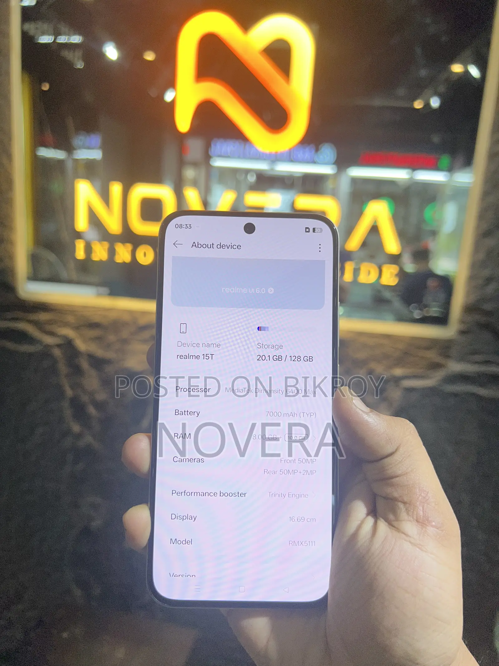 Realme 15T 128 GB Rose Gold