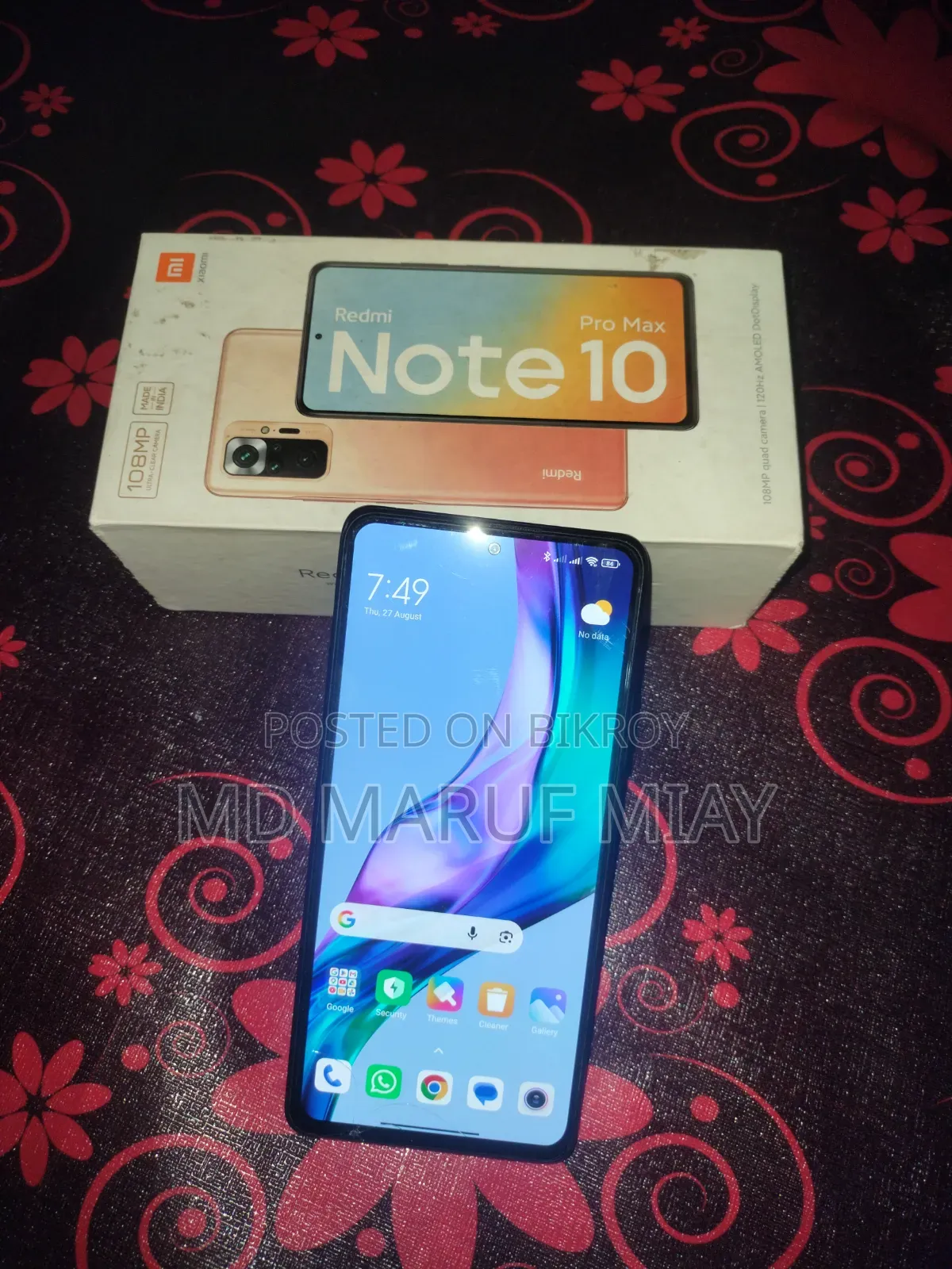 Xiaomi Redmi Note 10 Pro Max 128 GB Black