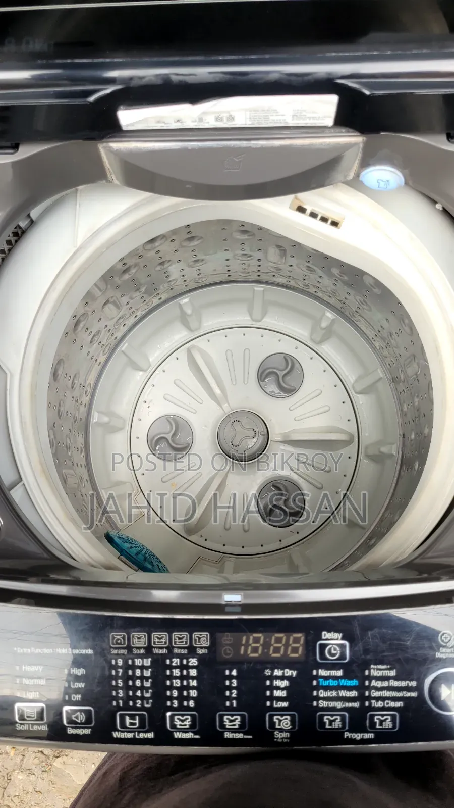 LG Washing Machine Top Load Invater