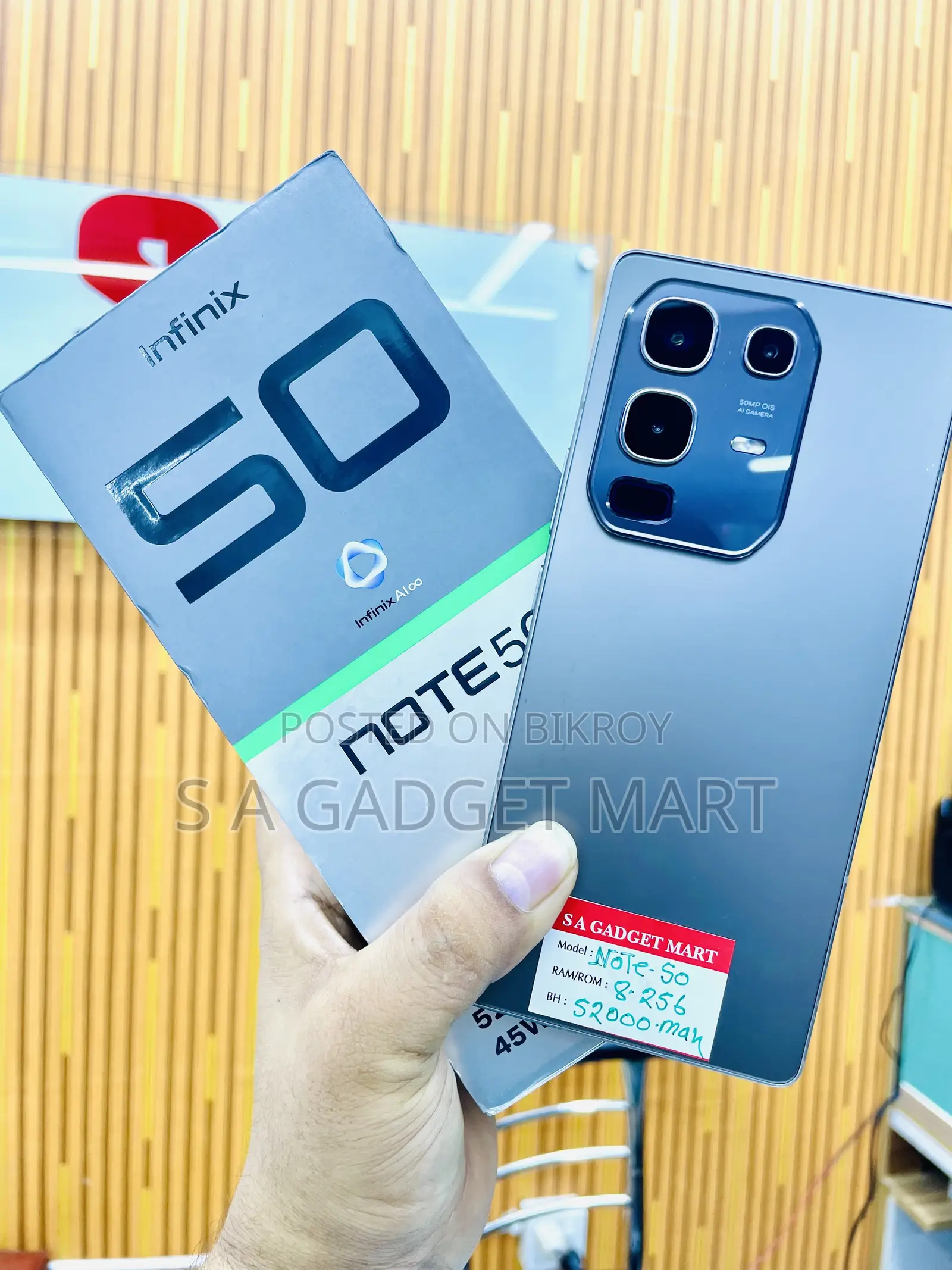 Infinix Note 50 4G 256 GB Gray