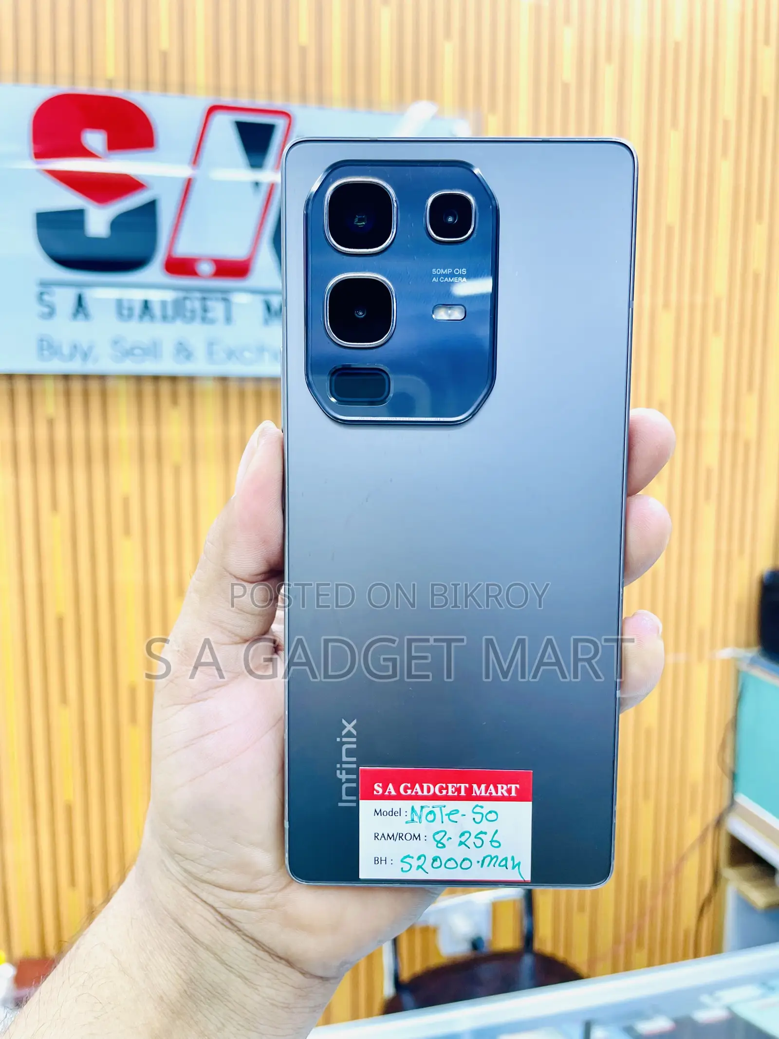 Infinix Note 50 4G 256 GB Gray