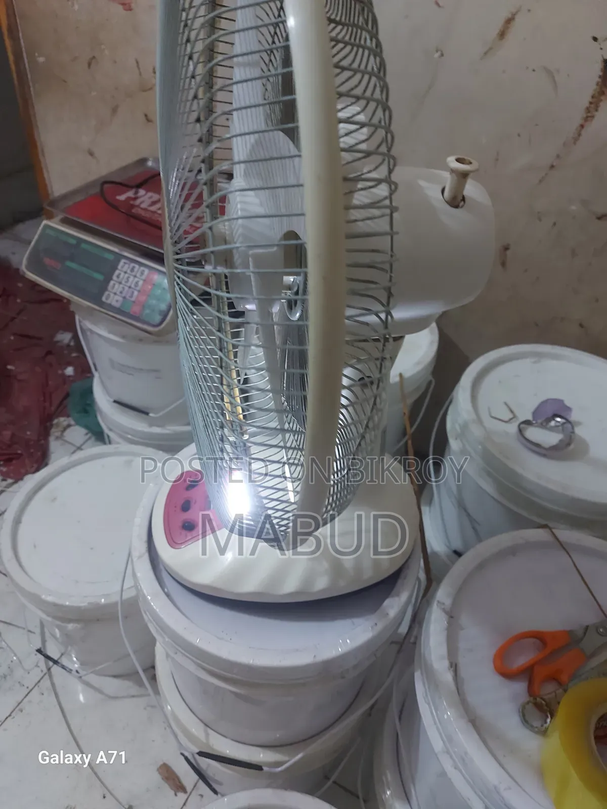 ১৪ সাইজের চার ঘণ্টা ব্যাকআপ চার্জার ফ্যান
