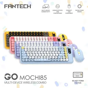 Sell PostFantech Go Mochi 85 WK898 Pink Wireless Keyboard &Mouse Combo