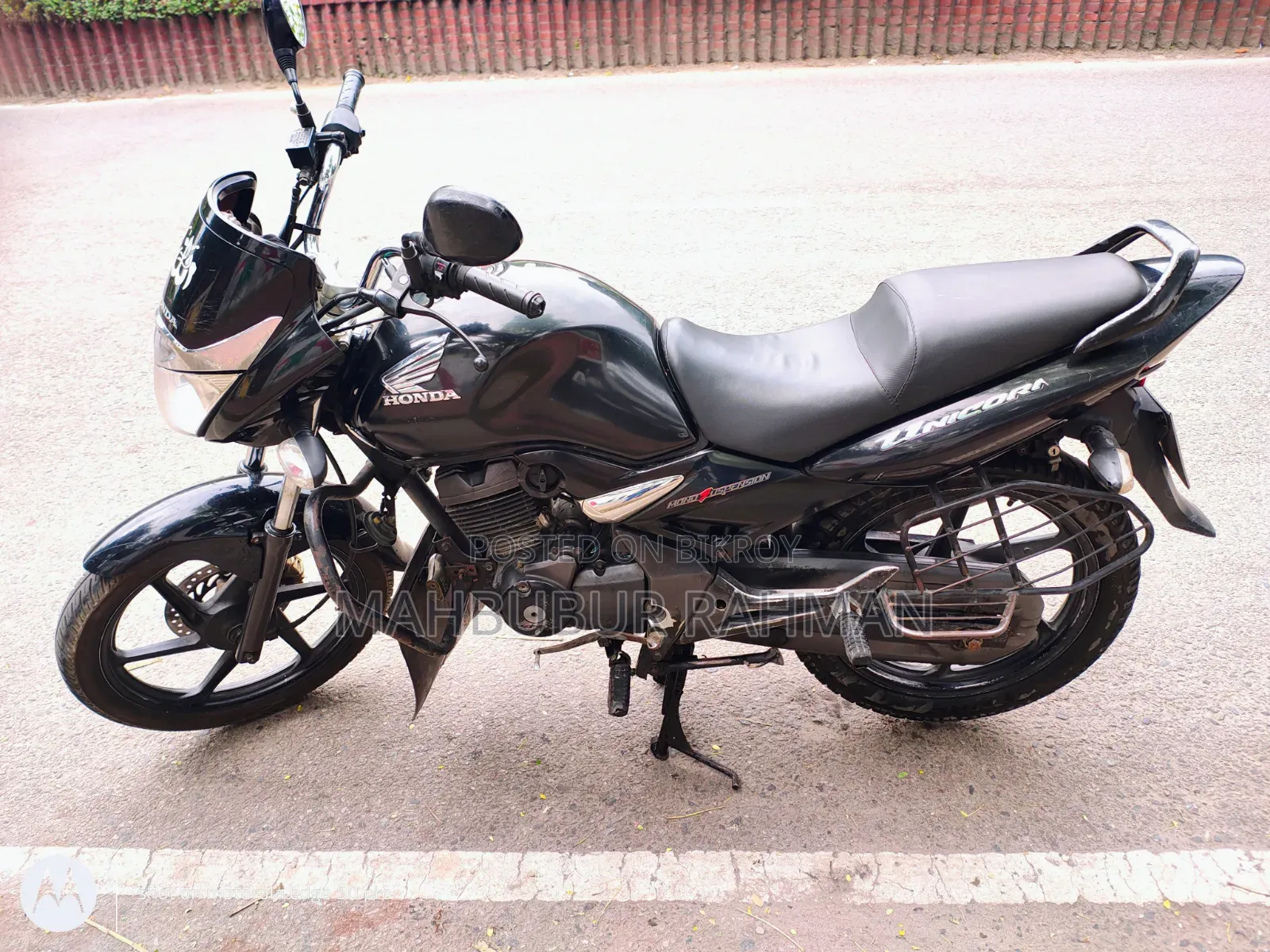 Honda Unicorn 2009 Black