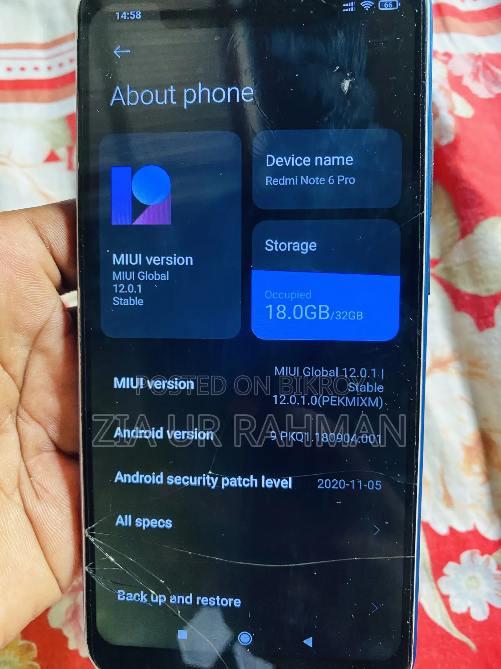 Xiaomi Redmi Note 6 Pro 32 GB Blue
