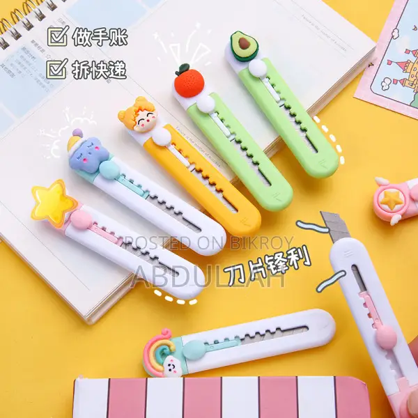 Mini Cute Utility Knife for Girls, Portable Box Opener, Small Knife