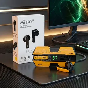 K8 Sport Wireless Earbuds – Digital Battery Display
