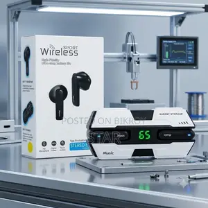K8 Sport Wireless Earbuds – Digital Battery Display