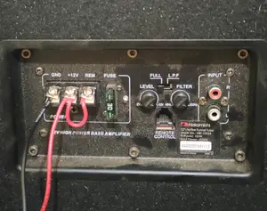 Nakamichi NBT-1205A 12-Inch Active Tunnel Tube Subwoofer Amplifier.