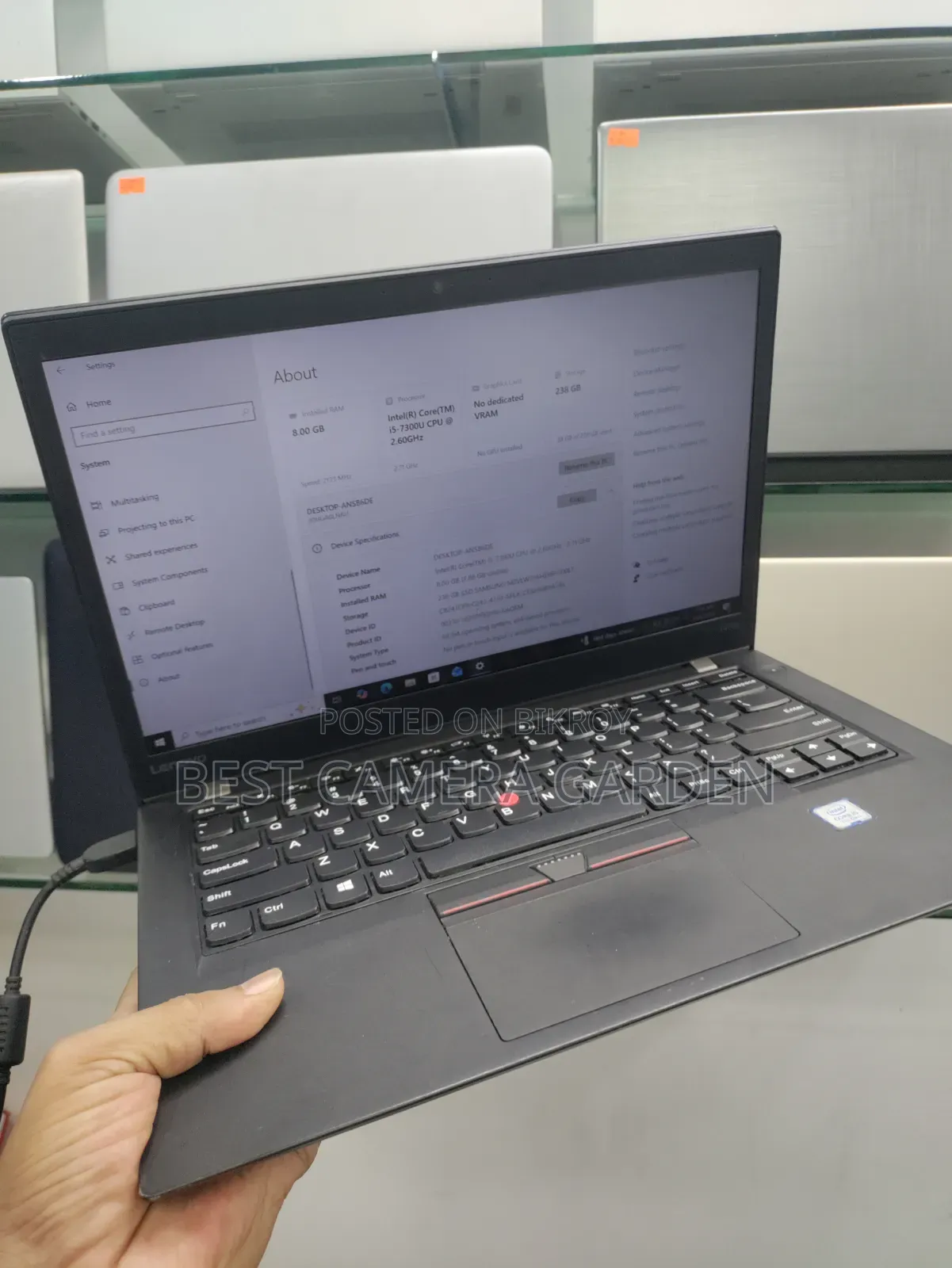 Laptop Lenovo ThinkPad T470s 8GB Intel Core i5 SSD 256GB