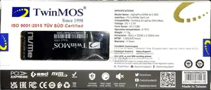 TwinMos Alpha Pro 128gb NVMe M.2 SSD