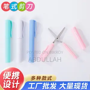 Pen Scissors Portable Pen Scissors Small Safety Creative Stationery