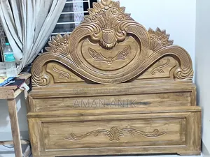Teak Wood ( সেগুন কাঠ ) Bed [ 7:5 ]
