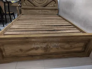Teak Wood ( সেগুন কাঠ ) Bed [ 7:5 ]