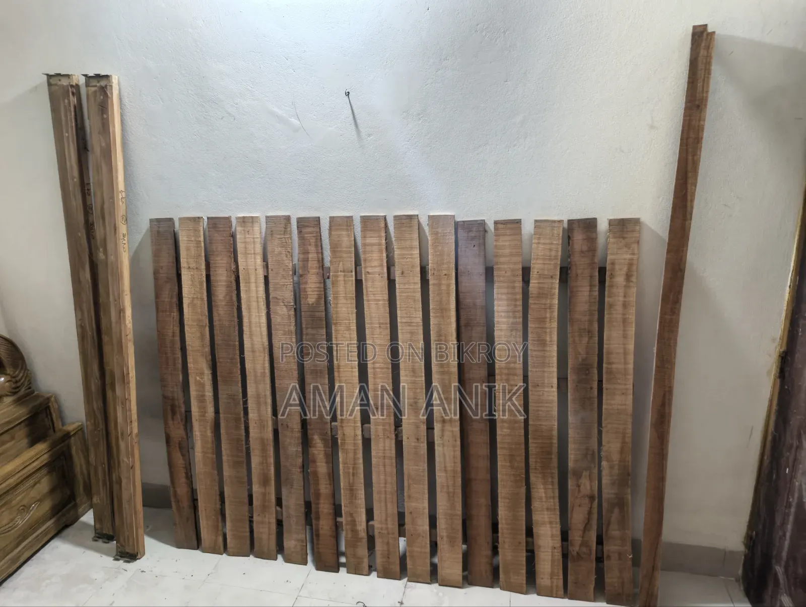 Teak Wood ( সেগুন কাঠ ) Bed [ 7:5 ]