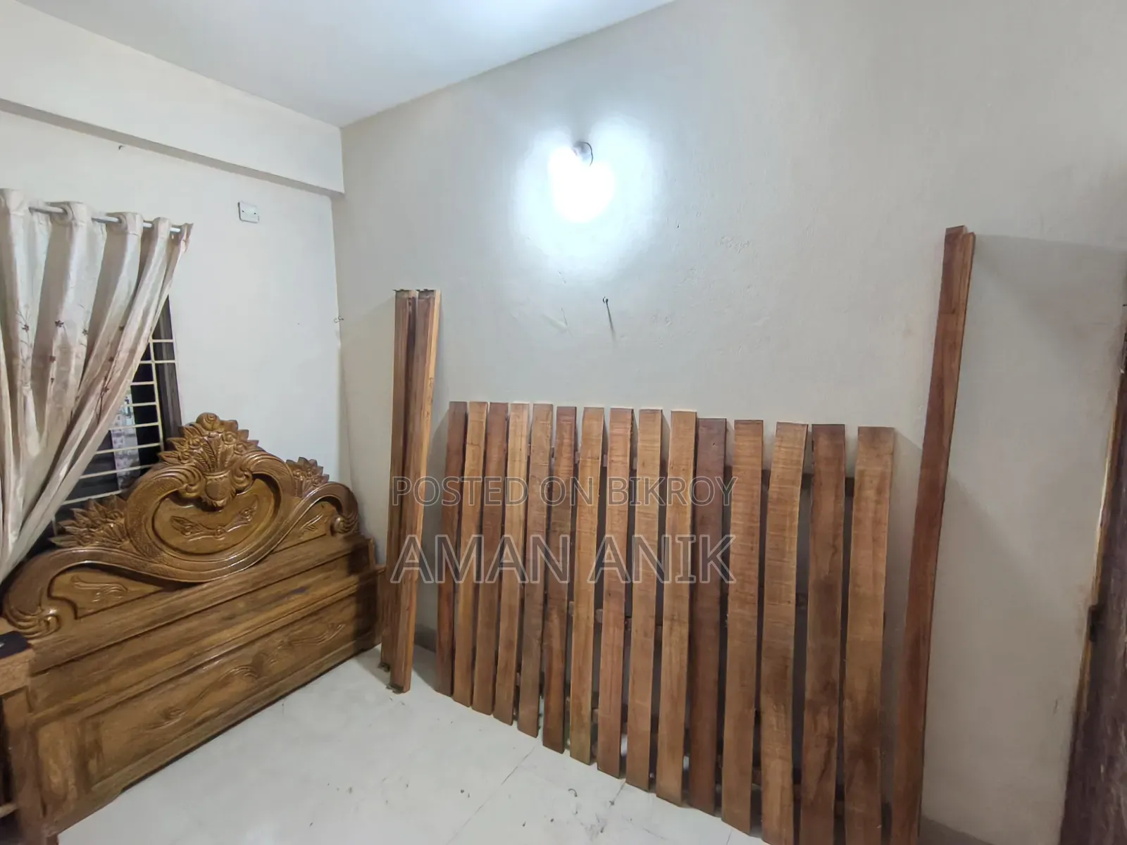 Teak Wood ( সেগুন কাঠ ) Bed [ 7:5 ]