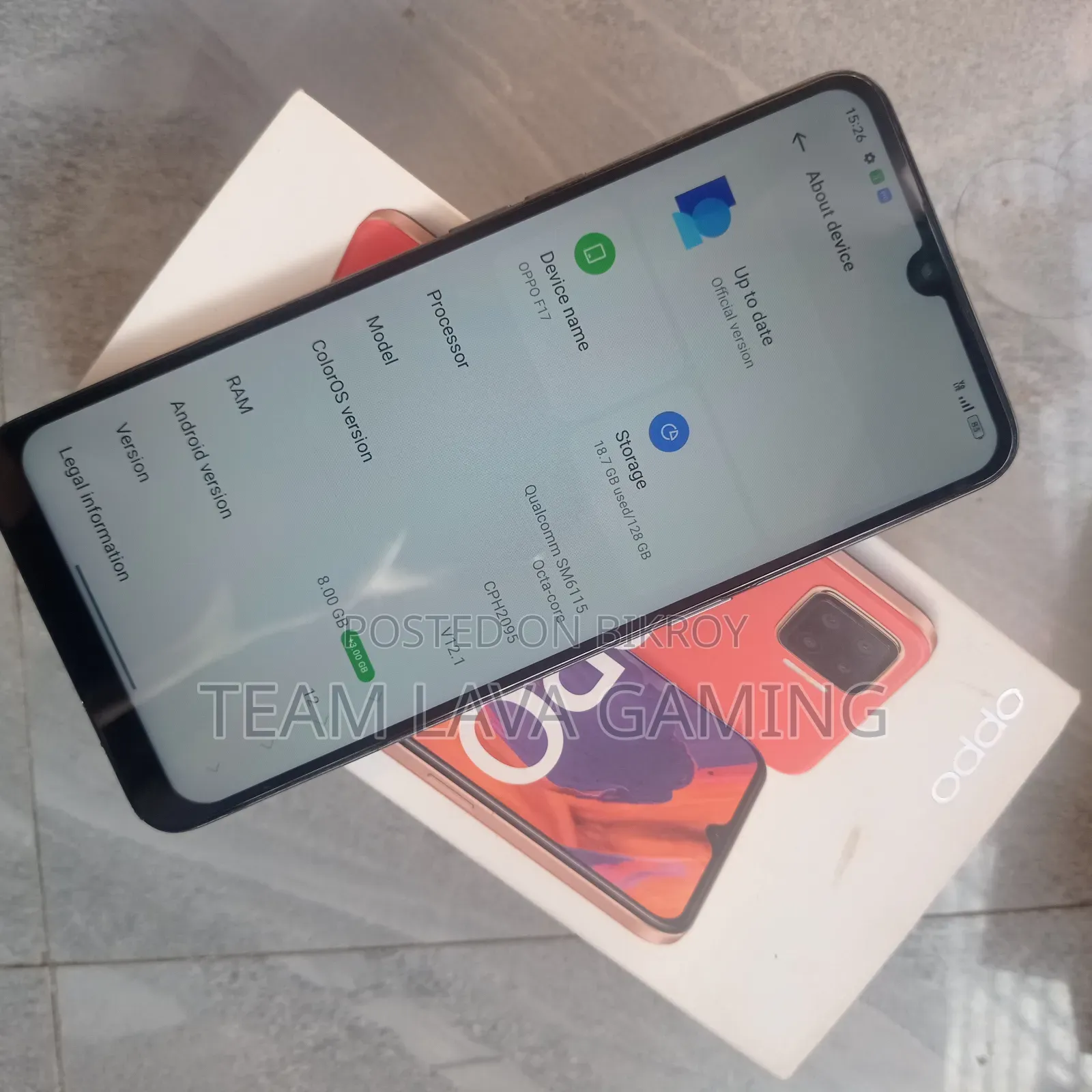 Oppo F17 128 GB Graphite