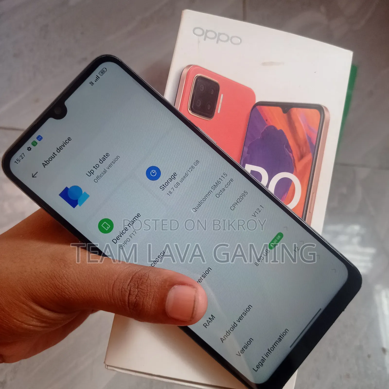 Oppo F17 128 GB Graphite