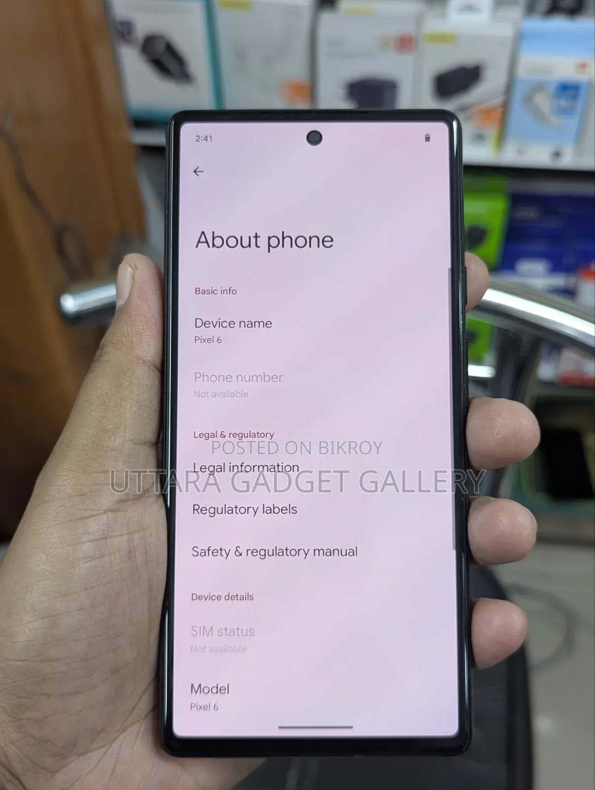Google Pixel 6 128 GB Black