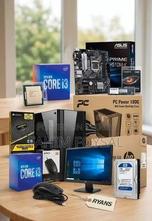 New Desktop Computer 8GB HDD+SSD 500GB