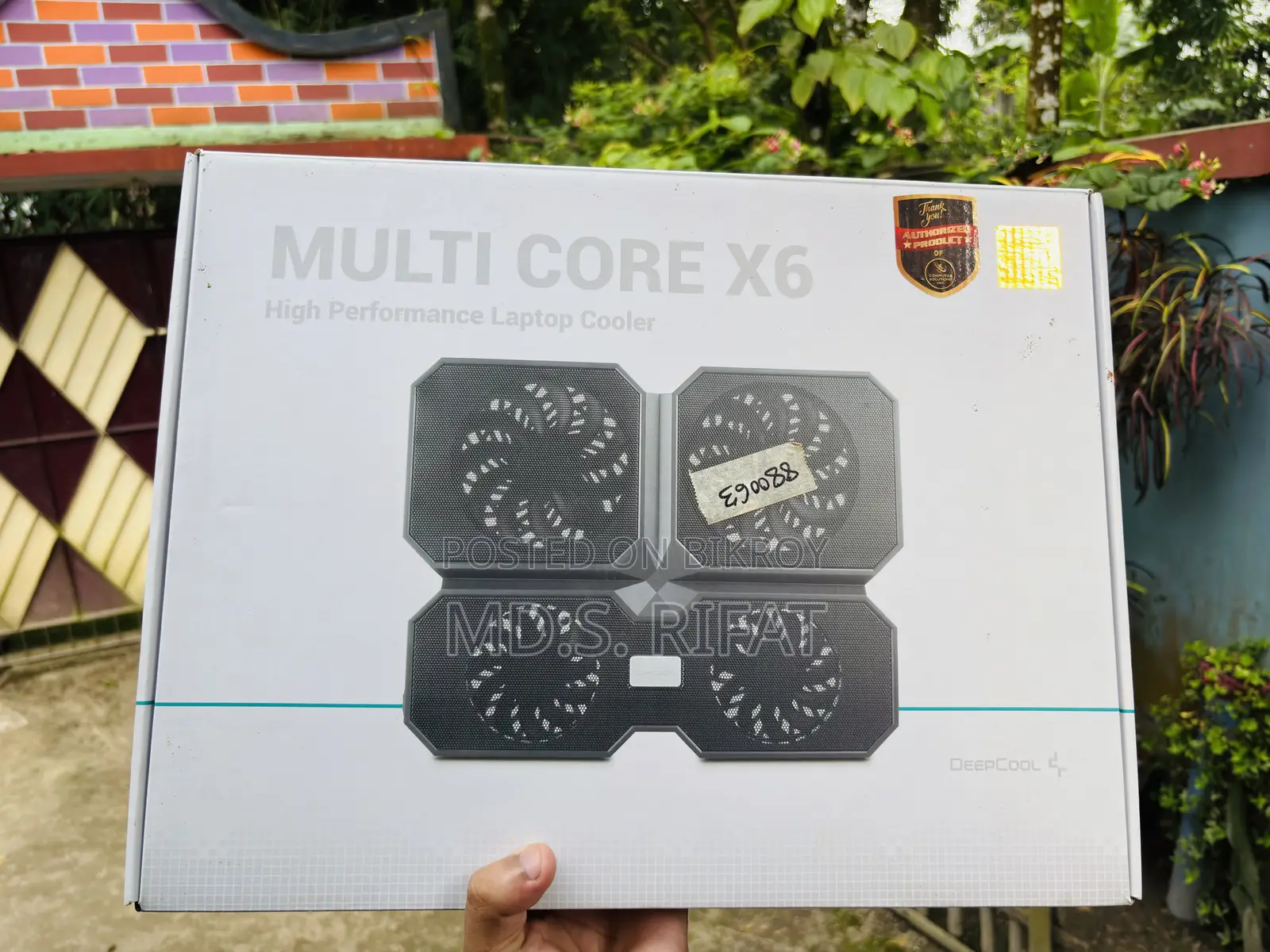 DEEPCOOL MULTI CORE X6 Cooling Pad for Gaming Laptop