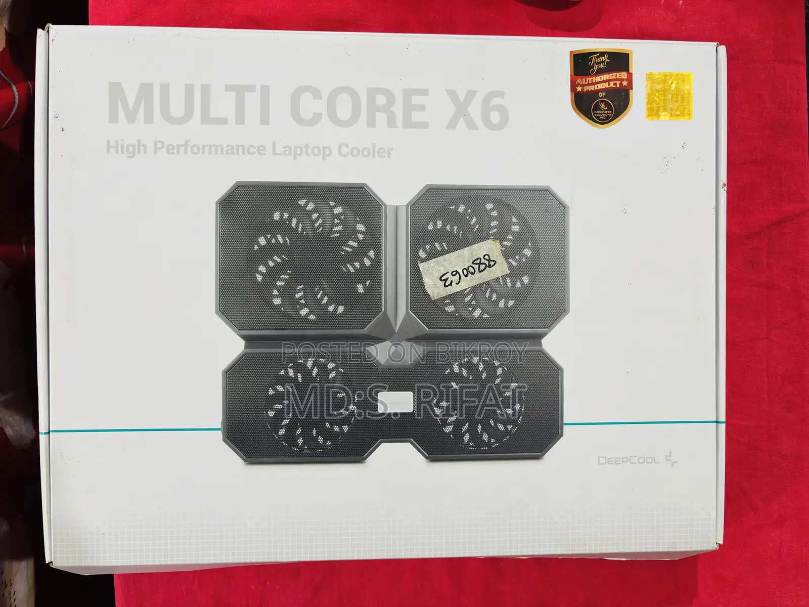 DEEPCOOL MULTI CORE X6 Cooling Pad for Gaming Laptop
