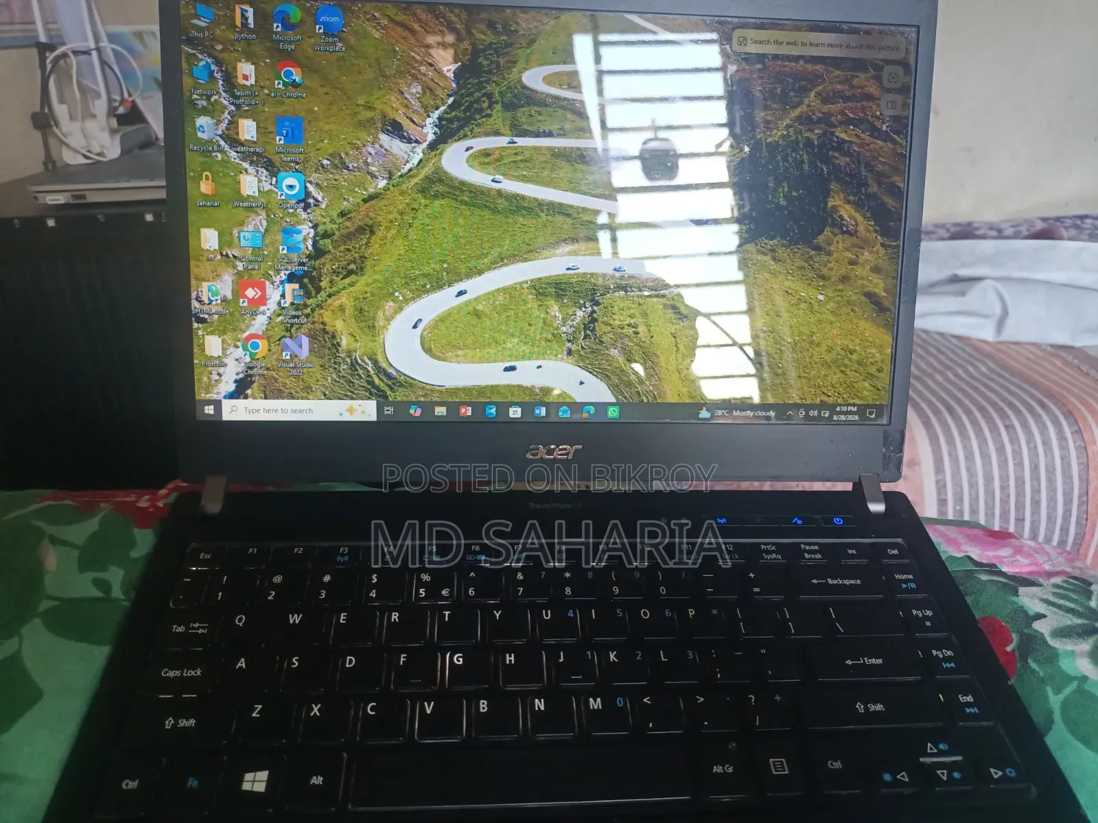 Laptop Acer AcerNote 8GB Intel Core i5 SSD 128GB