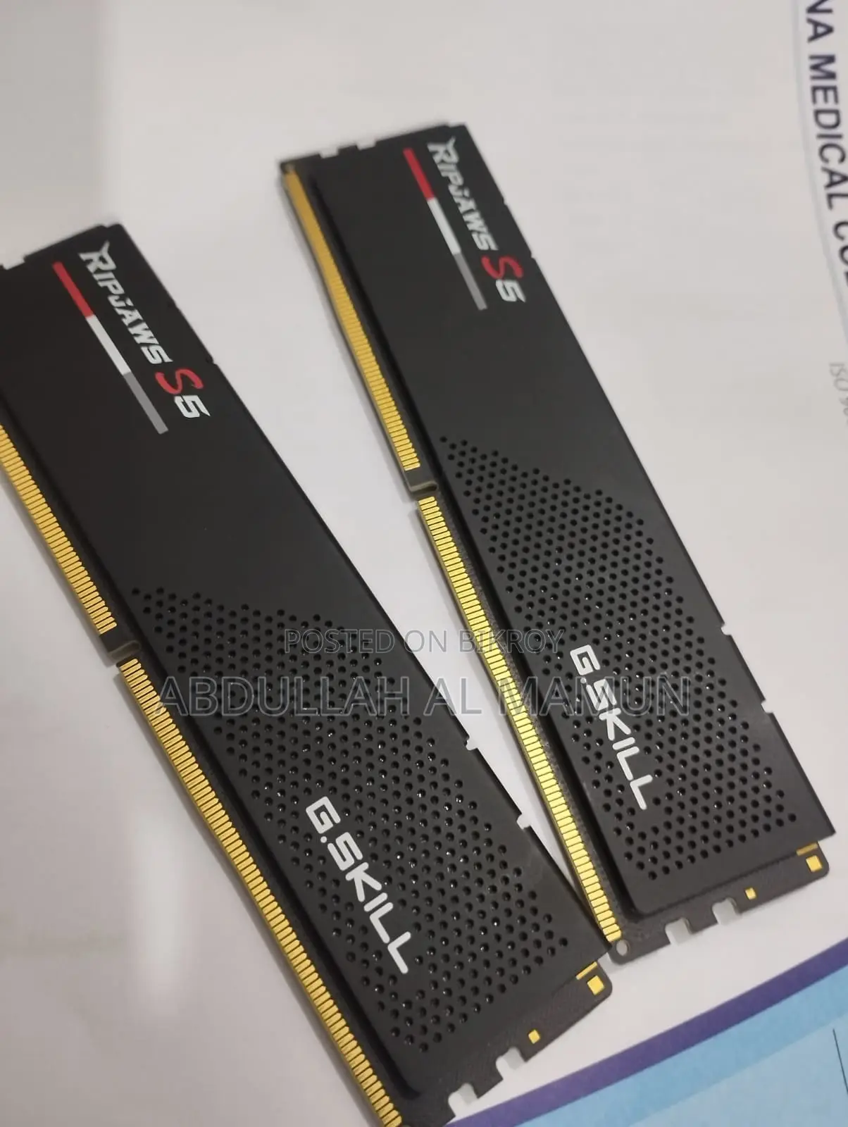 G.Skill Ripjaws S5 16GB DDR5 5200MHz CL40 Desktop RAM Black