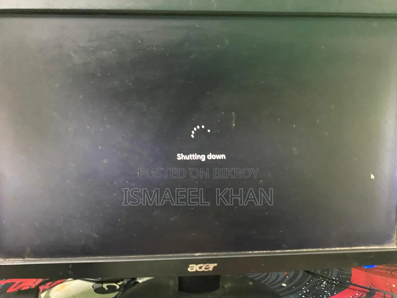 Acer S191HQL 18.5" Widescreen LED Monitor - Perfect Working Condition