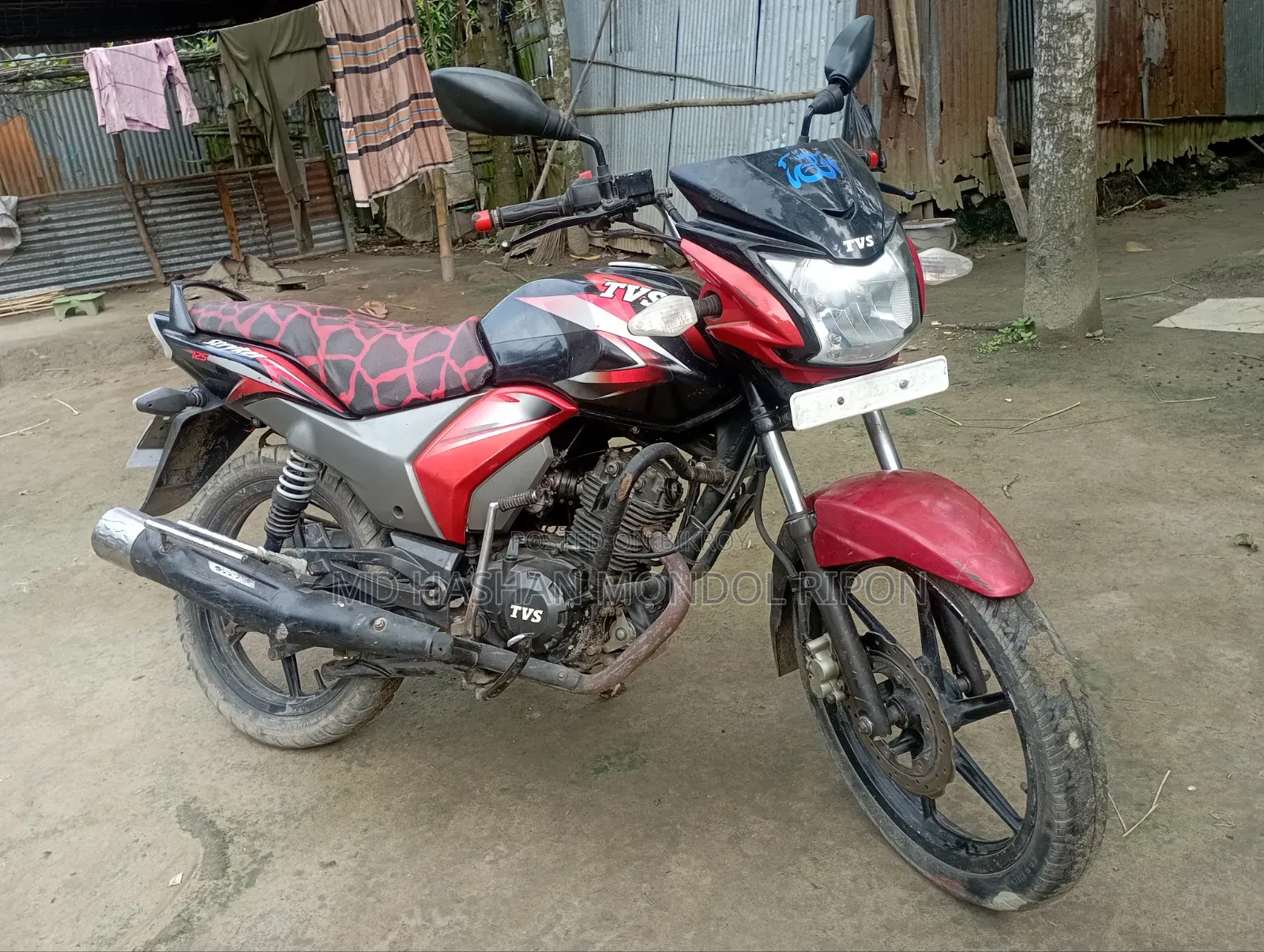 TVS Stryker 125 2018 Red