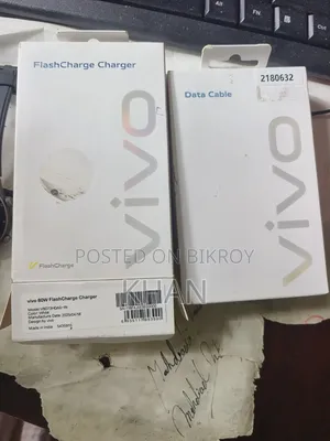 Vivo Original Fast Charger 80W + Cable( X80/90/100/200)