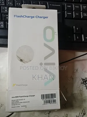 Vivo Original Fast Charger 80W + Cable( X80/90/100/200)