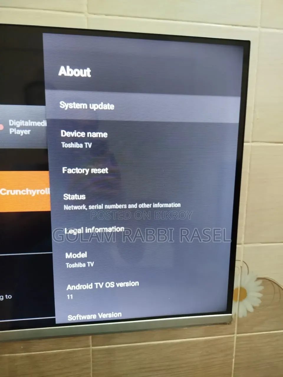 Toshiba 32 Inch LED TV for Salel