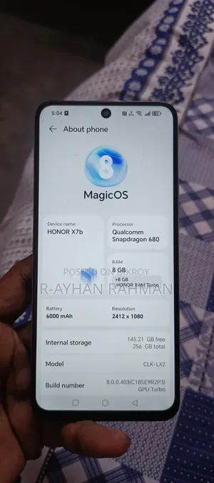 Honor X7b 5G 256 GB White