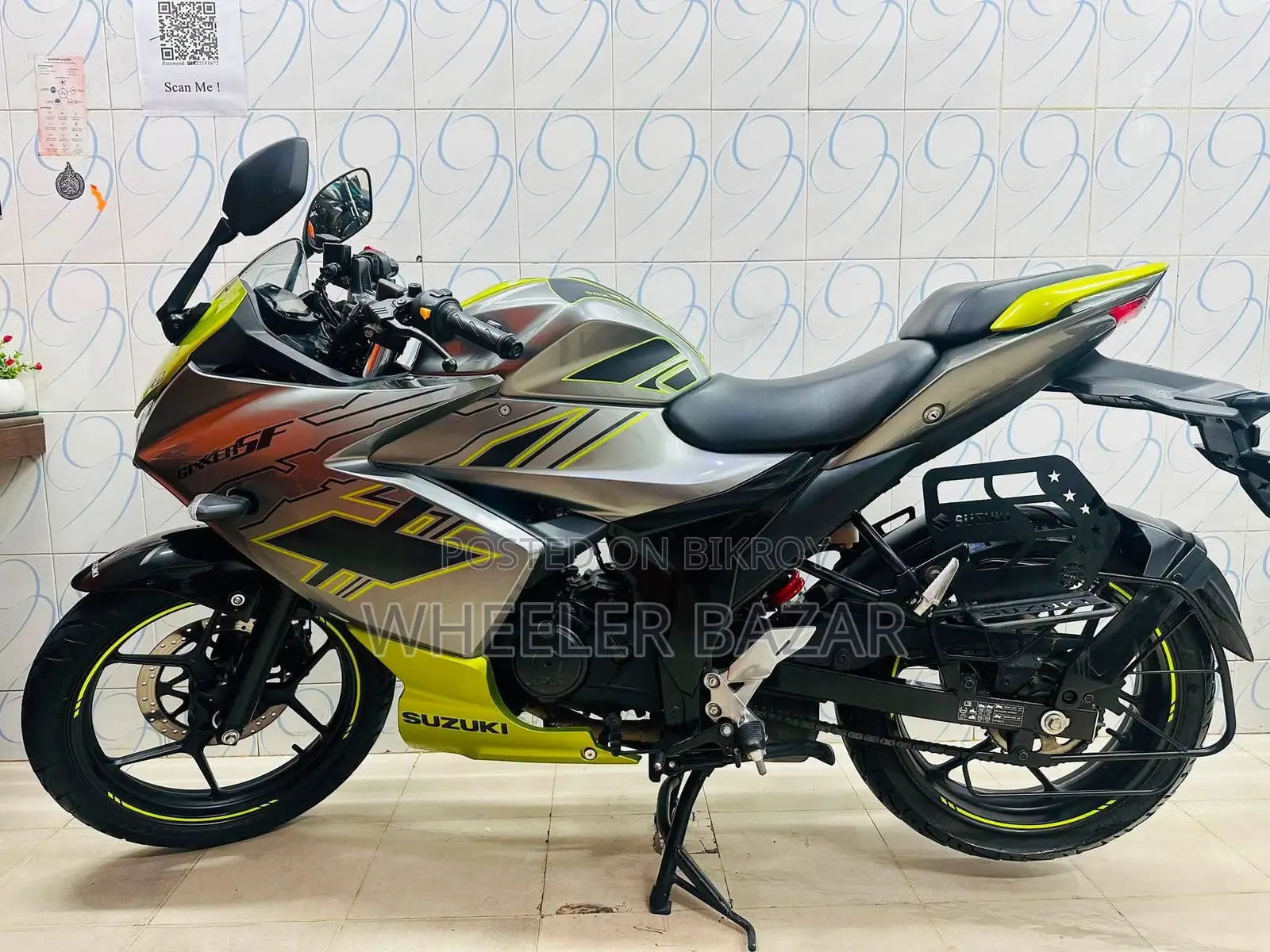 Suzuki Gixxer SF 2025 গ্রিন