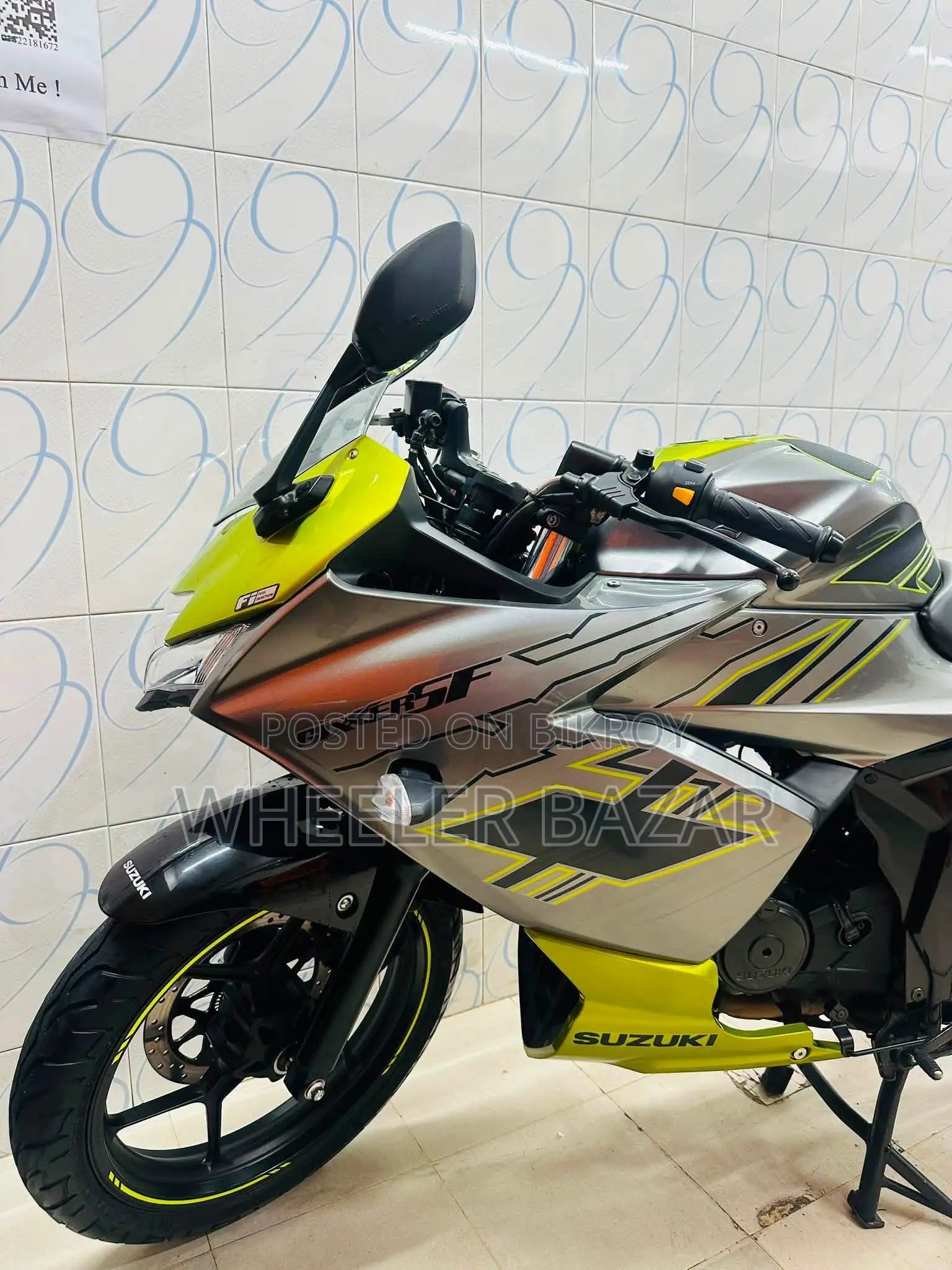 Suzuki Gixxer SF 2025 গ্রিন