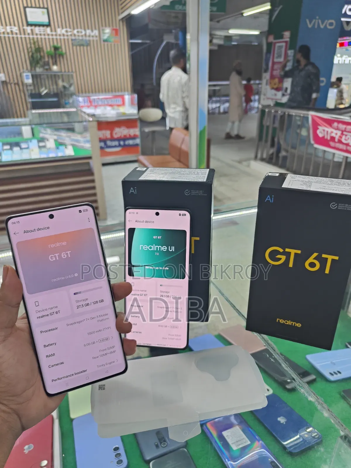 Realme GT 6T 256 GB Gray