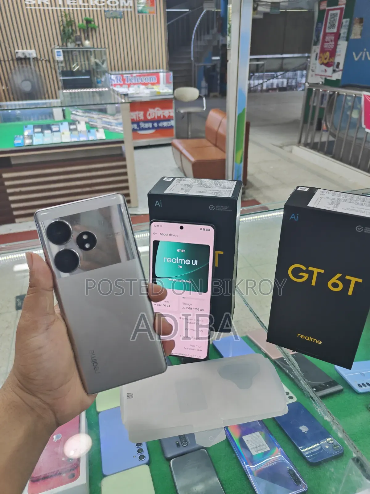 Realme GT 6T 256 GB Gray