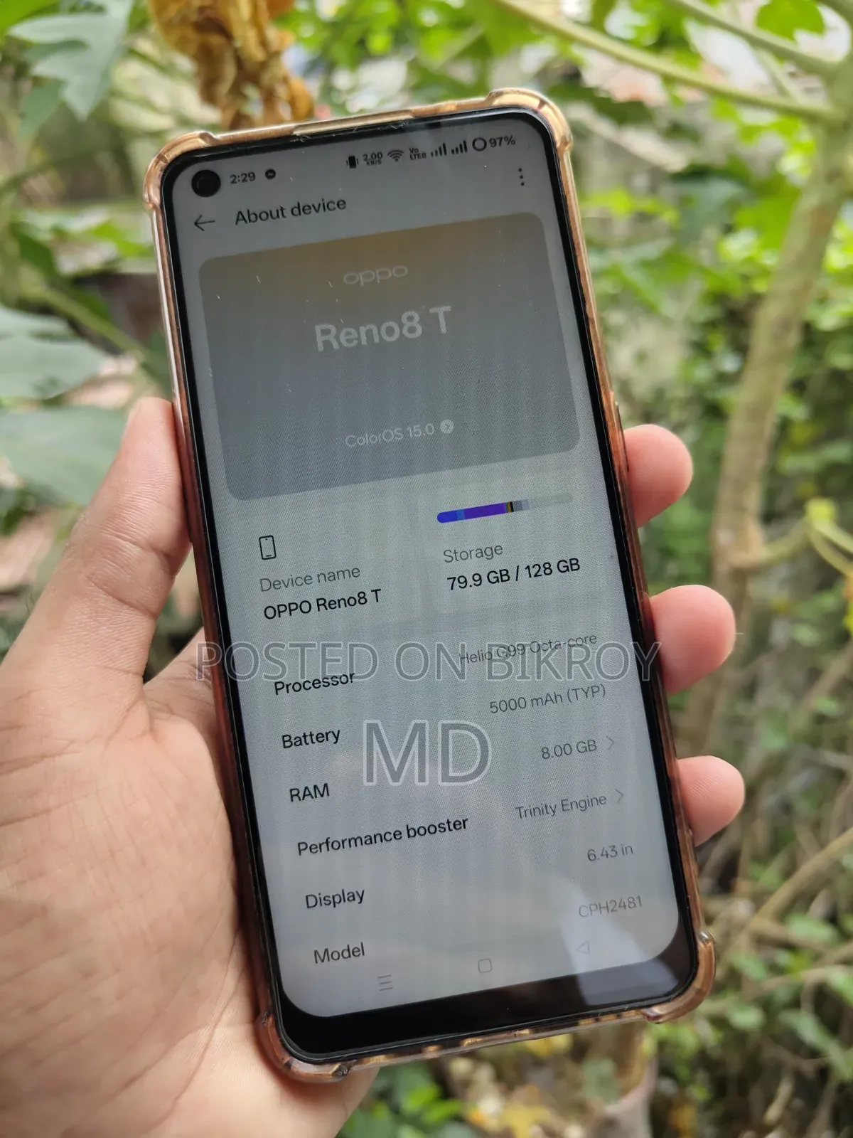 Oppo Reno 8T 128 GB Orange