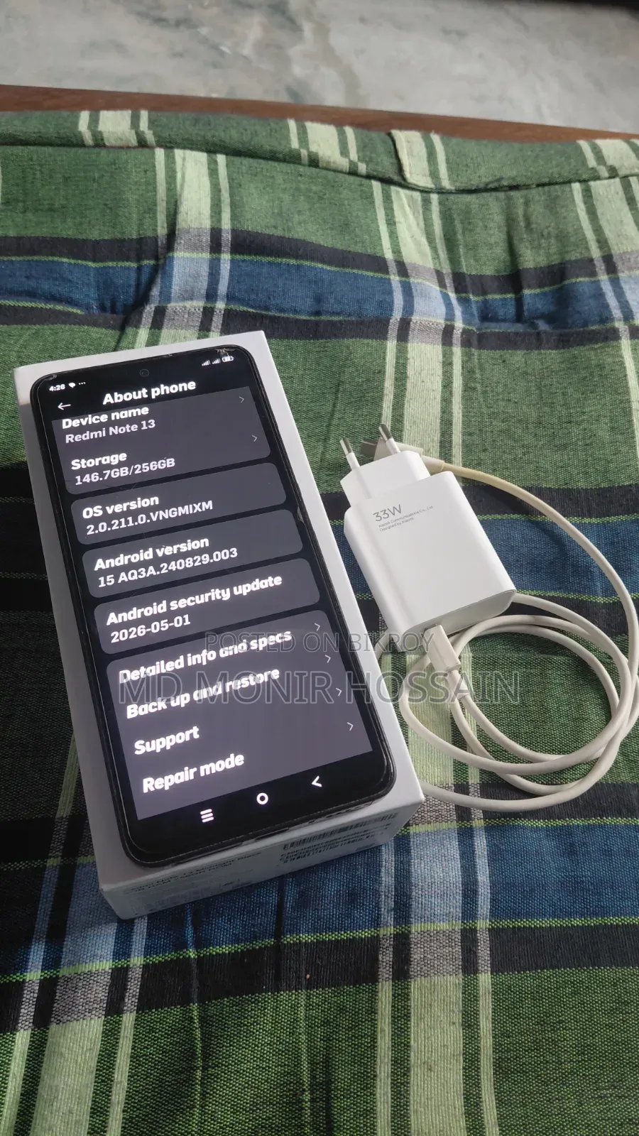 Xiaomi Redmi Note 13 256 GB Black