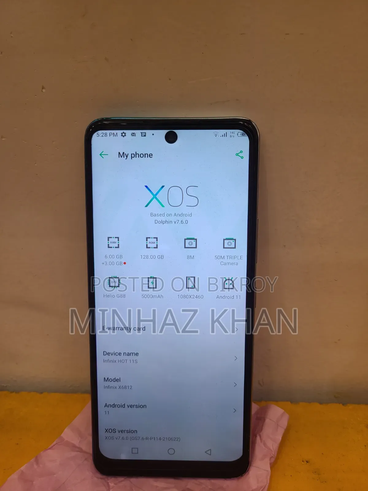 Infinix Hot 11s 128 GB Blue
