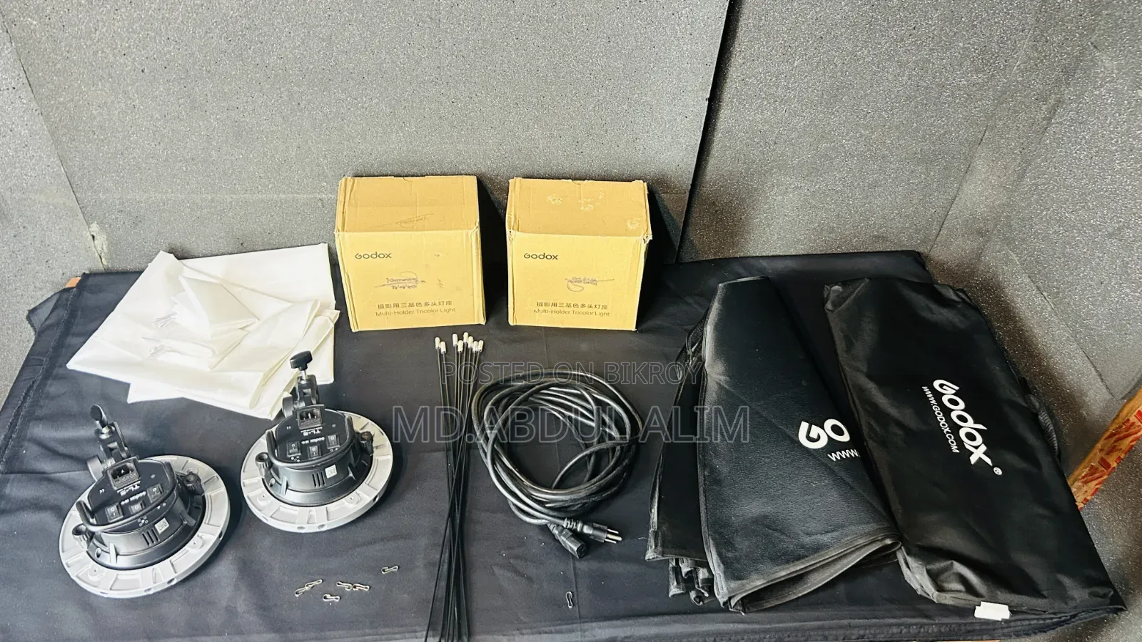 Godox TL -5 Softbox /গোডক্স ব্র্যান্ডের ৫ হোল্ডার সফটবক্স (১ জোড়া)