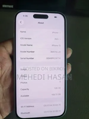 Apple iPhone 15 Plus 128 GB White