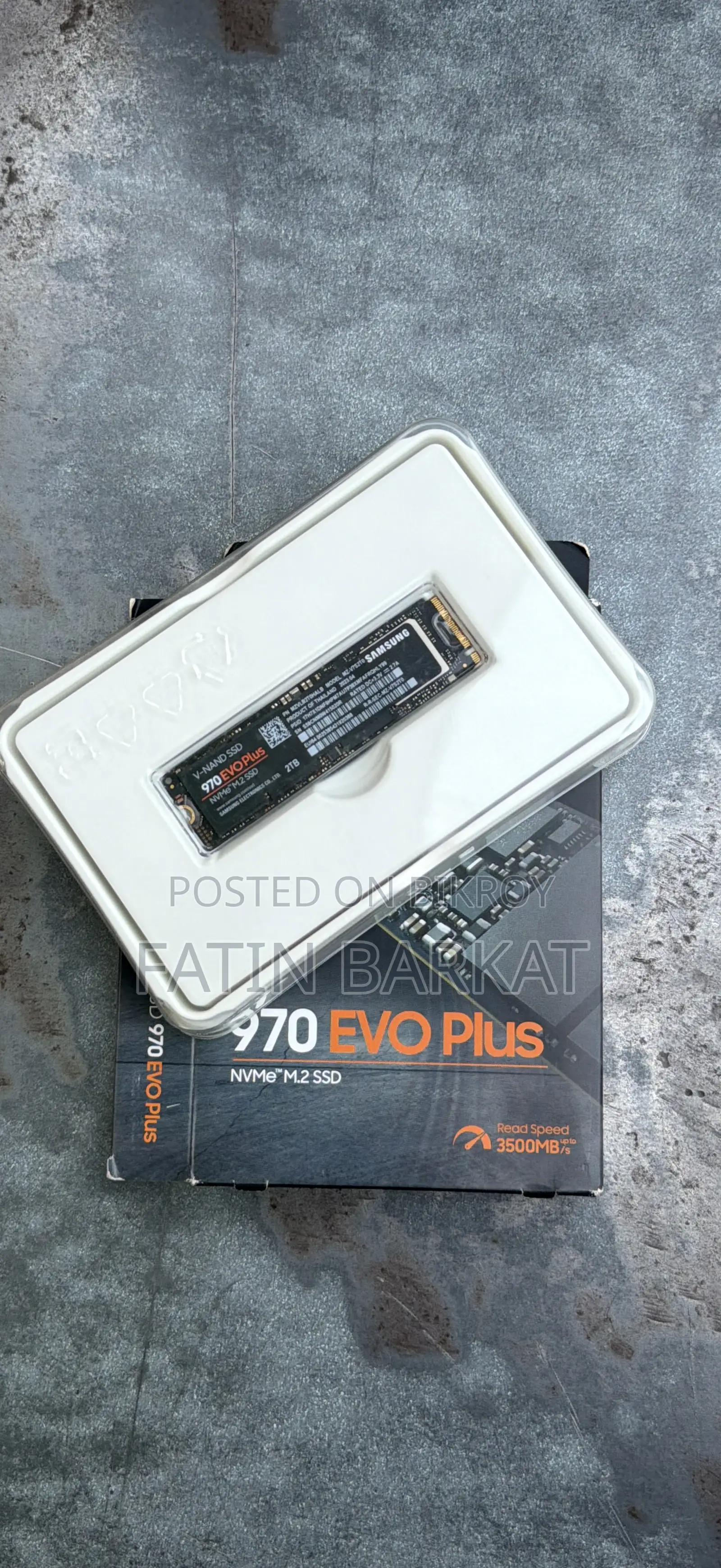 Samsung 970 Evo Plus Nvme 2TB Gen 3