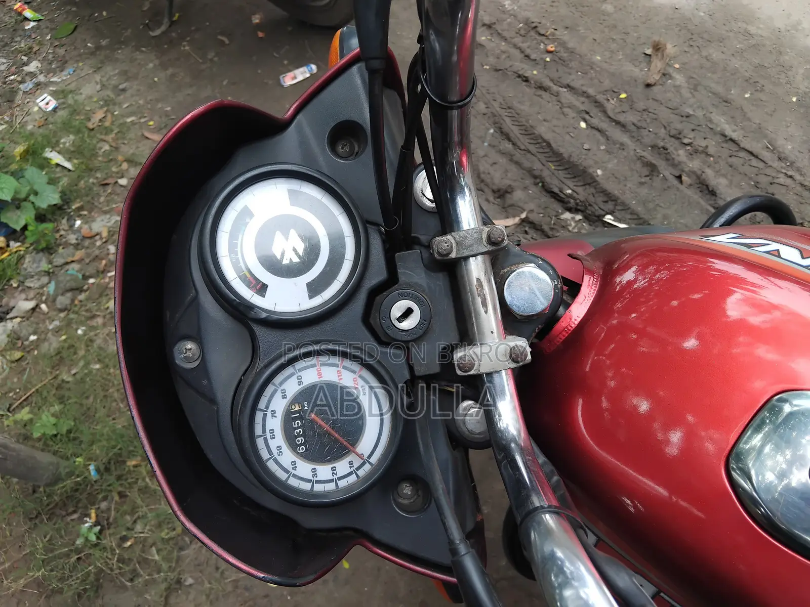 Bajaj Platina 100 2017 Red
